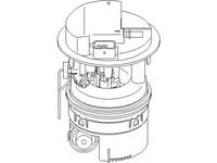 Pompa combustibil PEUGEOT 406 limuzina (8B), PEUGEOT 406 Estate (8E/F) - TOPRAN 722 047