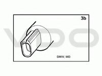 Pompa de apa,spalare faruri AUDI A4 (8E2, B6) (2000 - 2004) VDO 246-086-001-007Z piesa NOUA