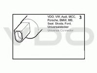 Pompa de apa,spalare parbriz SEAT ALTEA XL (5P5, 5P8) (2006 - 2020) VDO 246-083-002-022Z