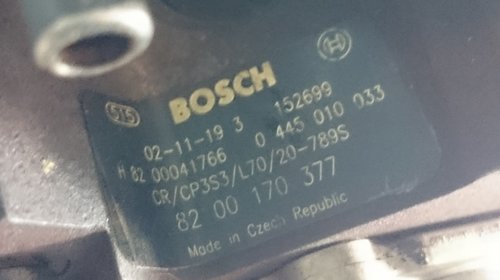 Pompa de inalta presiune Opel Movano 2.2DTI ,cod motor G9T 720/722/750 , an 2000, 66KW , 90 CP