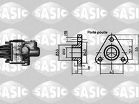Pompa hidraulica, sistem de directie AUDI 90 (8C, B4), AUDI 80 Avant (8C, B4) - SASIC 7076011