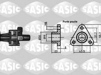 Pompa hidraulica, sistem de directie BMW 3 limuzina (E30), BMW 3 Touring (E30) - SASIC 7076043