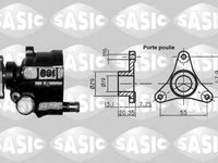 Pompa hidraulica, sistem de directie RENAULT MASTER II Van (FD), RENAULT TRAFIC II bus (JL), RENAULT TRAFIC II Van (FL) - SASIC 7074001