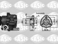 Pompa hidraulica, sistem de directie VW POLO (6N1), SEAT IBIZA Mk II (6K1), SKODA FELICIA (6U1) - SASIC 7076010