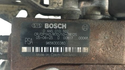 Pompa Inalta Bosch ford focus 1,6 tdci peugeot hdi 965630038 euro 4