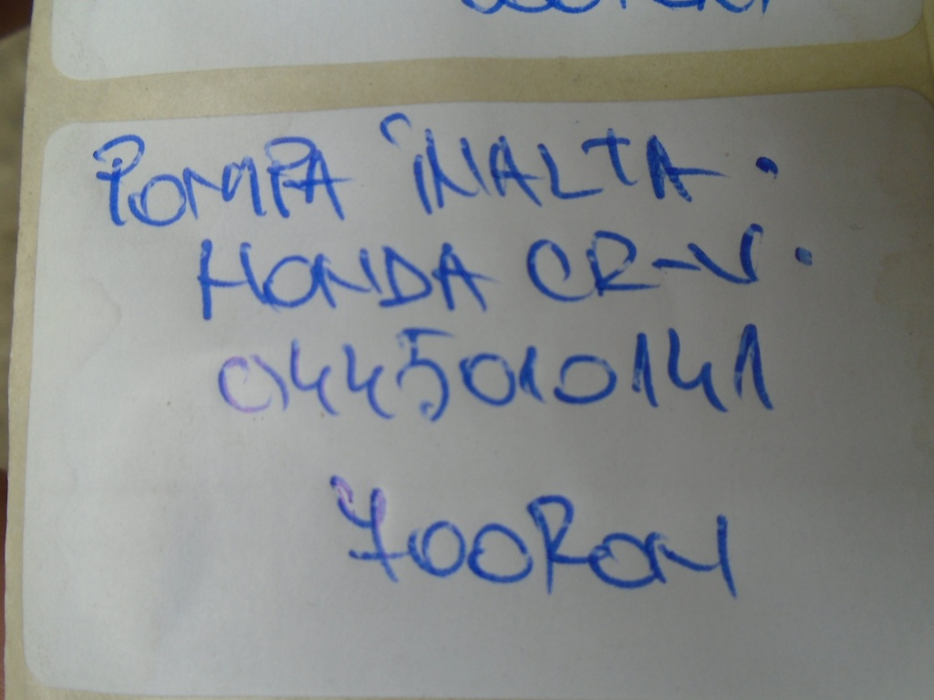 Pompa inalta honda cr-v cod 0445010141