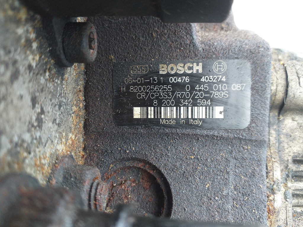 Pompa Inalta , Injectie Renault 1.9 dci 