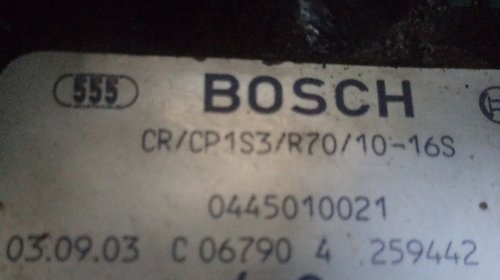 Pompa inalta presiune Bosch-0445010021-Peugeot / Citroen / Fiat