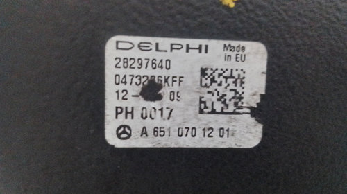 Pompa inalta presiune Mercedes-Benz Vito 2.0 Motorina 2014, A6510701201