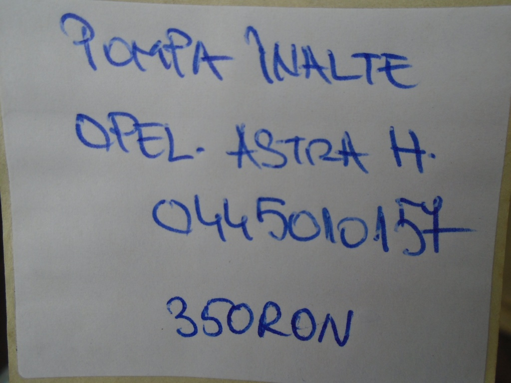 Pompa inalte opel astra h 1.3 cdti cod 0
