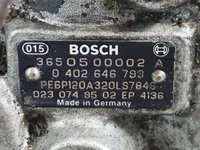 Pompa injectie Bosch 0 402 646 799, PE6P120A320LS7846, Mercedes Benz OM 401 LA.VI/I, Einspritzpumpe, Injection pump, Befecskendező szivattyú