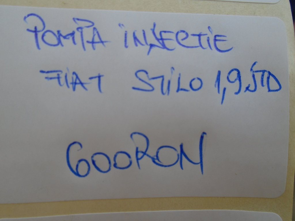 Pompa injectie fiat stilo 1.9jtd