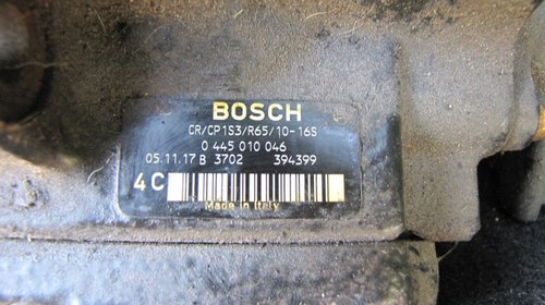 Pompa injectie Peugeot / Citroen / Fiat motorizare 2.0 Hdi 62/66/79/80KW Cod Bosch 0445010046