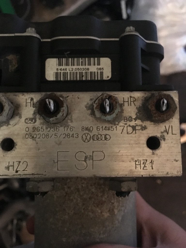 Pompa modul ABS pentru Audi A4 B8 8K cod