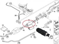 Pompa motorina( sub masina) pentru BMW Seria 3 ,5, 7 , X5 --5 bari--
