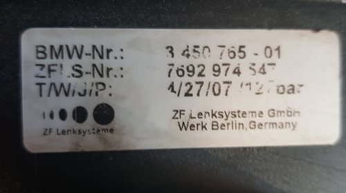 Pompa servodirectie BMW 5 (E61) 525d 2.5 163/177 CP cod 3450765