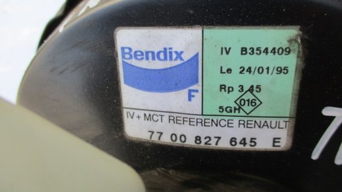 POMPA SERVOFRANA RENAULT TWINGO MOTOR 1.2 BENZINA , FAB. 1996