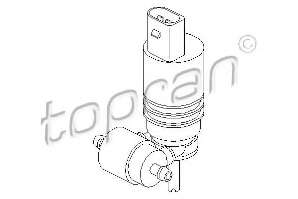 Pompa spalare parbriz VW LUPO (6X1, 6E1) (1998 - 2
