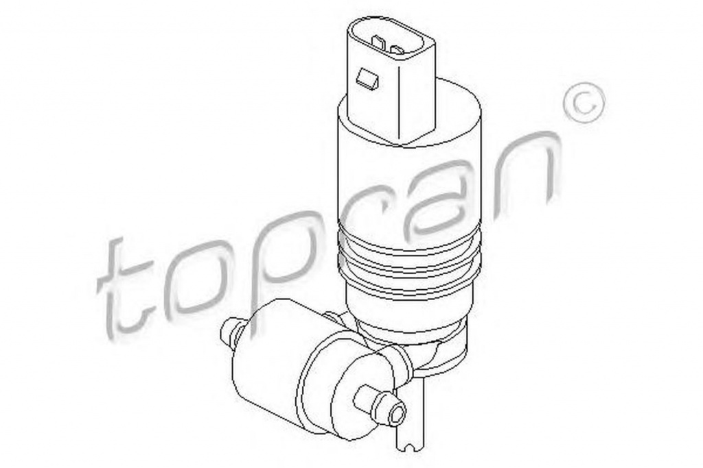 Pompa spalare parbriz VW PASSAT Variant 3B5 TOPRAN 107819 PieseDeTop