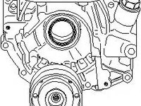 Pompa ulei AUDI 500 (44, 44Q, C3), AUDI 100 limuzina (4A, C4), AUDI 4000 (81, 85, B2) - TOPRAN 112 348