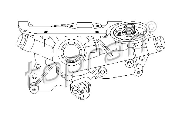 Pompa ulei OPEL ASTRA H GTC L08 Producator TOPRAN 