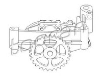 Pompa ulei PEUGEOT 106   (1A, 1C) (1991 - 1996) TOPRAN 721 207