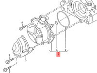 Pompa vacuum Audi A4 8E 2002 2003 2.5 TDI AKE OEM 059145100B