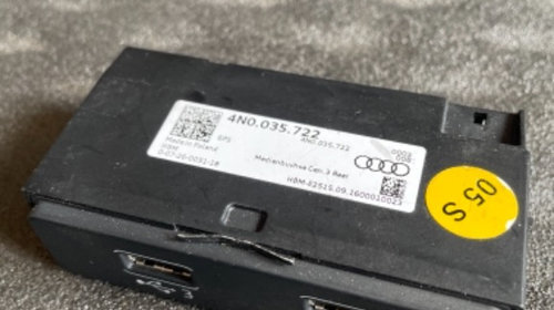 Port 2 x USB Audi A6 A7 A8 Q7 Q8 e-Tron 4N0035722 ⭐⭐⭐⭐⭐