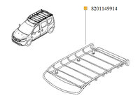Portbagaj pavilion NOU Dacia Dokker Original 8201149914