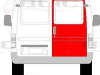 Portiera spate FORD TRANSIT bus T BLIC 6013-00-2515712P