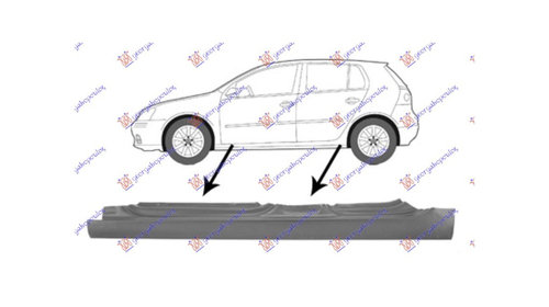 Prag stanga lateral VW Golf 5 2004-2008 NOU 1