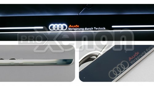 Praguri iluminate cu leduri Audi A4 A5 A6 A7 A8 Q3 Q5 Q7 A1 A2
