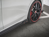 Praguri Laterale Diffusers + Flaps V.2 Volkswagen Golf 8 GTI / GTI Clubsport VW-GO-8-GTI-SD2C+SF