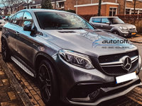 Praguri laterale Mercedes GLE Coupe C292 (15-18) din aluminiu