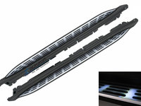 Praguri laterale pentru GLS SUV X167 cu LED (2019+)