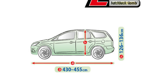 Prelata auto completa Mobile Garage - L2 - Hatchback Kombi