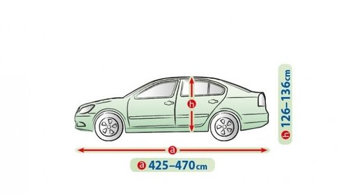 Prelata auto, husa exterioara Daewoo Leganza impermeabila in exterior anti-zgariere in interior lungime 425-47