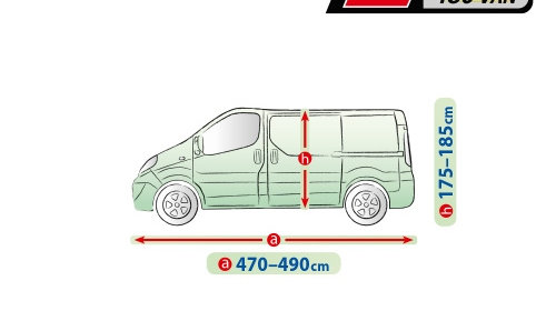 Prelata auto, husa exterioara Mobile Garage L Van lungime 470-490 cm