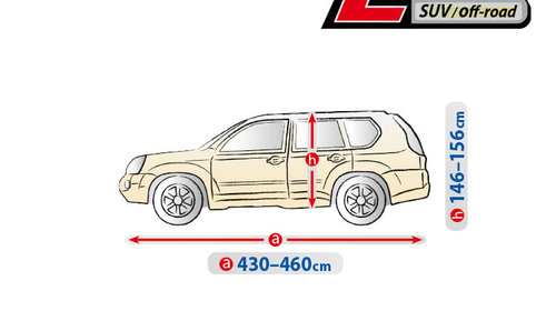 Prelata auto, husa exterioara Optimal Garage L suv/off-road 430-460 cm