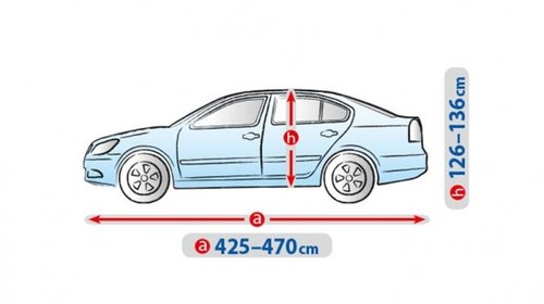 Prelata auto,Volkswagen Jetta,Audi A3,A4 sedan impermeabila in exterior anti-zgariere in interior Basic Garage