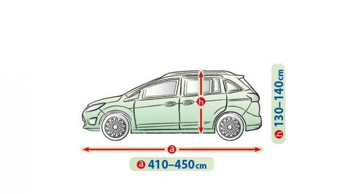 Prelata Vw Touran Mobile Garage acopera autoturism minivan, lungime 410-450 cm