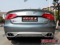 Prelungire ABT difuzor S line adaos tuning sport bara spate Audi A4 B8 8K S4 RS4 2008-2012 v1