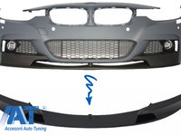 Prelungire Bara Fata compatibil cu BMW Seria 3 F30 F31 (2011-up) M Design Negru Lucios