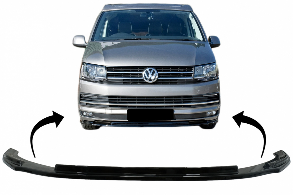 Prelungire Bara Fata Extensie Add-on compatibil cu VW Transporter T6 (2015-up) Negru Lucios FBSVWT6OE
