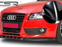 Prelungire Bara Fata Lip Spoiler Audi A5 toate modelele in afara de RS5/S-Line/S ab 2007 CSR-CSL010-G Plastic ABS negru lucios