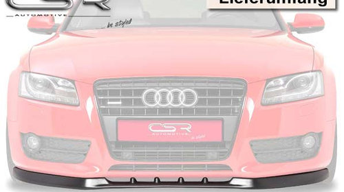 Prelungire Bara Fata Lip Spoiler Audi A5 toate modelele in afara de RS5/S-Line/S ab 2007 CSR-CSL010 Plastic ABS