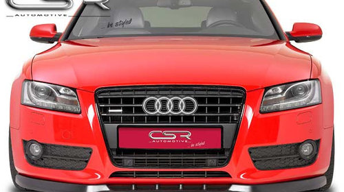 Prelungire Bara Fata Lip Spoiler Audi A5 toate modelele in afara de RS5/S-Line/S ab 2007 CSR-CSL010 Plastic ABS