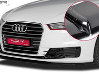 Prelungire Bara Fata Lip Spoiler Audi A6 C7 in afara de S/S-Line/RS ab 10/2014 CSR-CSL146-C Plastic ABS carbon look