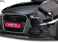 Prelungire Bara Fata Lip Spoiler Audi A6 C7 numai S-Line, in afara de S/RS 2011- CSR-CSL164-C Plastic ABS carbon look