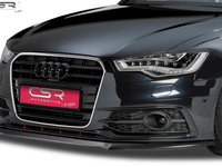 Prelungire Bara Fata Lip Spoiler Audi A6 C7 numai S-Line, in afara de S/RS 2011- CSR-CSL164 Plastic ABS